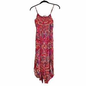 Mara Hoffman Colorful Midi Dress Size Large